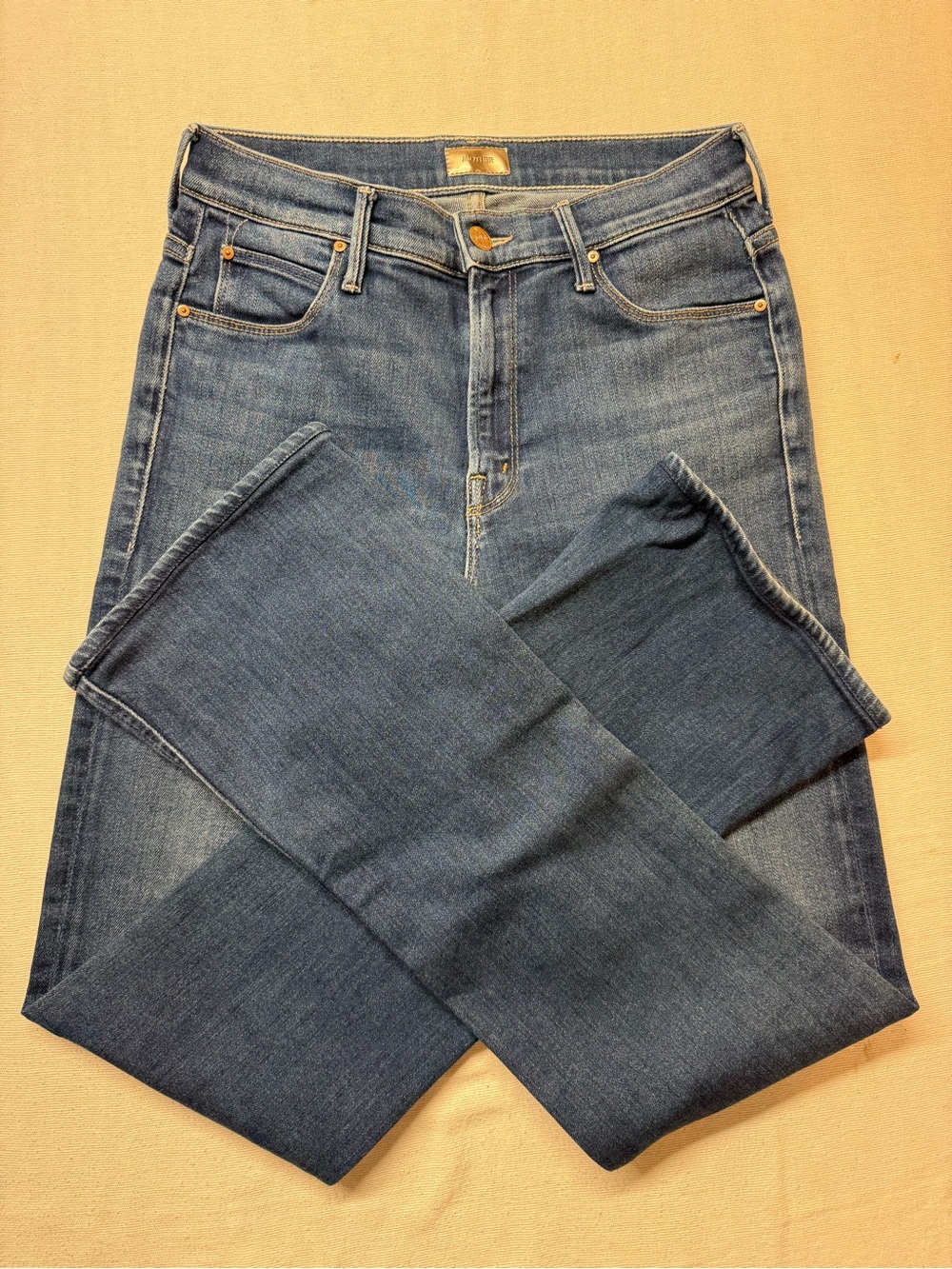 Mother Brand Women’s Classic Blue Denim Jeans